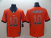 Nike Bears 10 Mitchell Trubisky Orange Drift Fashion Limited Jersey,baseball caps,new era cap wholesale,wholesale hats